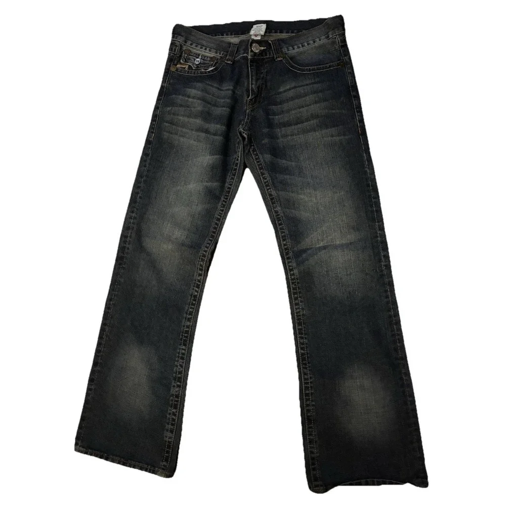 Men's VTG True‎ Religion Bobby Big T Jeans Size 36x33 Y2K Denim Boot